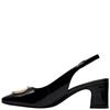 CLARKS  WOMENS  SHOE - BLACK PATENT